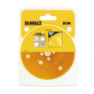 Купити Цифенбор-коронка біметалічна DeWALT DT83108. Офіційний магазин Dewalt Україна. Фірмовий інструмент та обладнання DeWALT, STANLEY, BLACK+DECKER, BOSTITCH