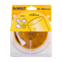 Купити Цифенбор біметалічний діаметр 121 мм DeWALT DT8221. Офіційний магазин Dewalt Україна. Фірмовий інструмент та обладнання DeWALT, STANLEY, BLACK+DECKER, BOSTITCH