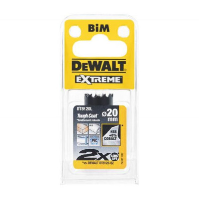 Купить Цифенбор-коронка биметаллическая EXTREME LongLife DeWALT DT8120L. Официальный магазин Dewalt Украина. Фирменный инструмент и оборудовние DeWALT, STANLEY, BLACK+DECKER, BOSTITCH