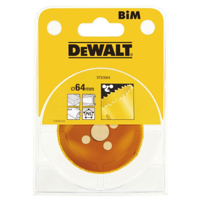 Купити Цифенбор-коронка біметалічна DeWALT DT83064. Офіційний магазин Dewalt Україна. Фірмовий інструмент та обладнання DeWALT, STANLEY, BLACK+DECKER, BOSTITCH