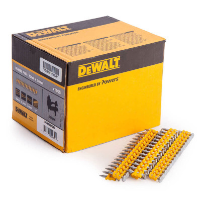 Купить Гвозди оцинкованные по бетону DeWALT DCN8901015. Официальный магазин Dewalt Украина. Фирменный инструмент и оборудовние DeWALT, STANLEY, BLACK+DECKER, BOSTITCH