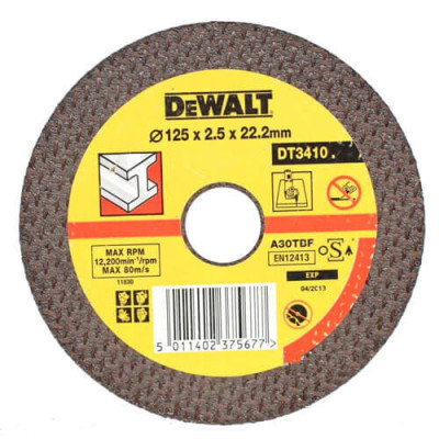 Купити Коло відрізне DeWALT DT3410-QZ. Офіційний магазин Dewalt Україна. Фірмовий інструмент та обладнання DeWALT, STANLEY, BLACK+DECKER, BOSTITCH