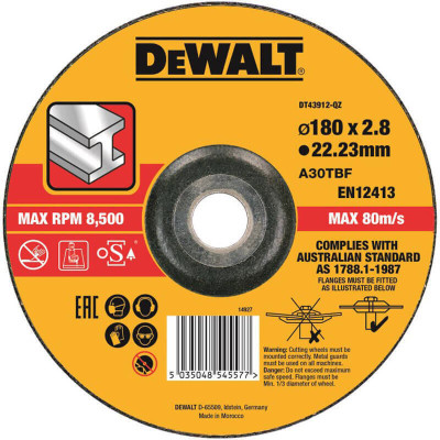 Купити Коло відрізне DeWALT DT43912. Офіційний магазин Dewalt Україна. Фірмовий інструмент та обладнання DeWALT, STANLEY, BLACK+DECKER, BOSTITCH