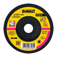 Купить Круг шлифовальный по металлу диаметр 125 мм DeWALT DT3412-QZ. Официальный магазин Dewalt Украина. Фирменный инструмент и оборудовние DeWALT, STANLEY, BLACK+DECKER, BOSTITCH