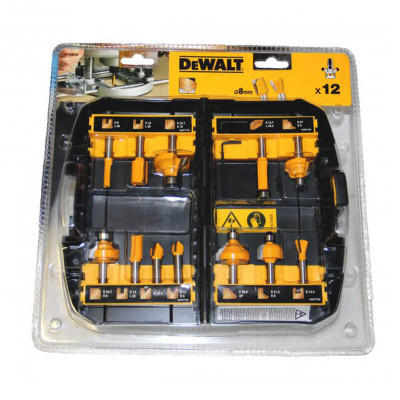Купить Набор фрез универсальный DeWALT DT90016. Официальный магазин Dewalt Украина. Фирменный инструмент и оборудовние DeWALT, STANLEY, BLACK+DECKER, BOSTITCH