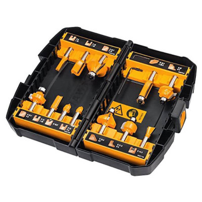 Купить Набор фрез универсальный DeWALT DT90016. Официальный магазин Dewalt Украина. Фирменный инструмент и оборудовние DeWALT, STANLEY, BLACK+DECKER, BOSTITCH