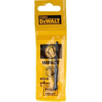 Купити Свердло по металу EXTREME IMPACT DeWALT DT50603. Офіційний магазин Dewalt Україна. Фірмовий інструмент та обладнання DeWALT, STANLEY, BLACK+DECKER, BOSTITCH