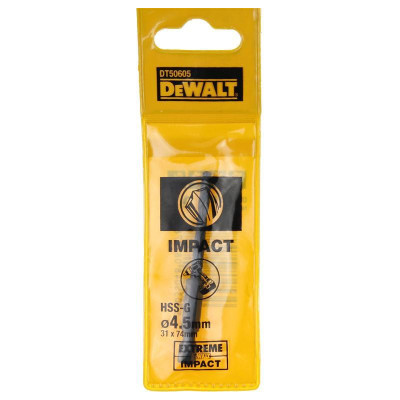 Купити Свердло по металу EXTREME IMPACT DeWALT DT50605. Офіційний магазин Dewalt Україна. Фірмовий інструмент та обладнання DeWALT, STANLEY, BLACK+DECKER, BOSTITCH