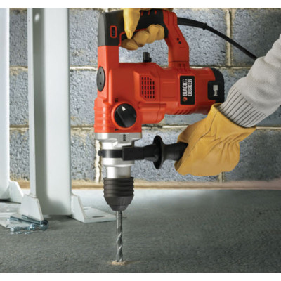 Купити Перфоратор мережевий SDS-Plus BLACK+DECKER KD1250K. Офіційний магазин Dewalt Україна. Фірмовий інструмент та обладнання DeWALT, STANLEY, BLACK+DECKER, BOSTITCH
