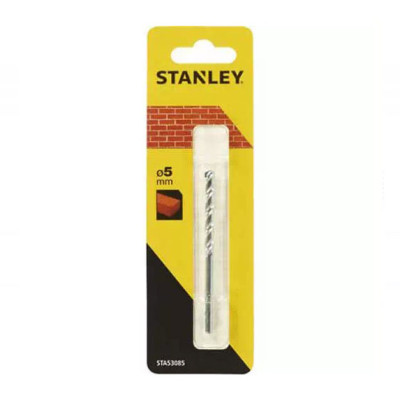 Купити Свердло з цегли 5мм STANLEY STA53085. Офіційний магазин Dewalt Україна. Фірмовий інструмент та обладнання DeWALT, STANLEY, BLACK+DECKER, BOSTITCH