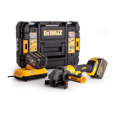 Купить Шлифмашина угловая - болгарка аккумуляторная бесщёточная DeWALT DCG414T2. Официальный магазин Dewalt Украина. Фирменный инструмент и оборудовние DeWALT, STANLEY, BLACK+DECKER, BOSTITCH