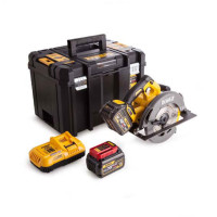 Купити Пила дискова акумуляторна DeWALT DCS575T2. Офіційний магазин Dewalt Україна. Фірмовий інструмент та обладнання DeWALT, STANLEY, BLACK+DECKER, BOSTITCH