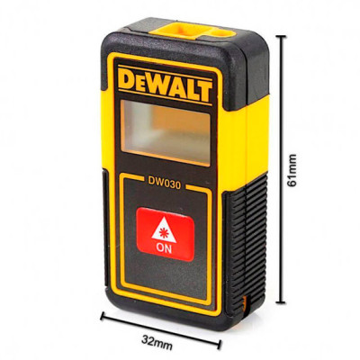 Купити Далекомір лазерний DeWALT DW030PL. Офіційний магазин Dewalt Україна. Фірмовий інструмент та обладнання DeWALT, STANLEY, BLACK+DECKER, BOSTITCH