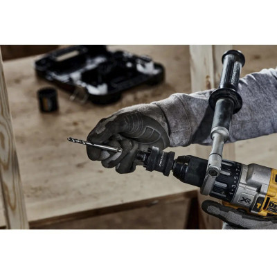 Купить Держатель коронок (цифенборов) быстрозажимной DeWALT DT20625. Официальный магазин Dewalt Украина. Фирменный инструмент и оборудовние DeWALT, STANLEY, BLACK+DECKER, BOSTITCH