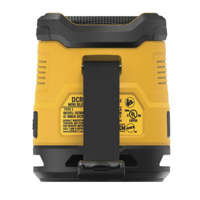 Купити Колонка портативна акумуляторна DeWALT DCR009. Офіційний магазин Dewalt Україна. Фірмовий інструмент та обладнання DeWALT, STANLEY, BLACK+DECKER, BOSTITCH