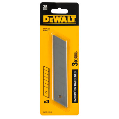 Купити Леза запасні шириною 25 мм з сегментами, що відламуються DeWALT DWHT11726-0. Офіційний магазин Dewalt Україна. Фірмовий інструмент та обладнання DeWALT, STANLEY, BLACK+DECKER, BOSTITCH