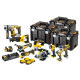 Купити Набір з десяти інструментів акумуляторних DeWALT DCK1012P4T. Офіційний магазин Dewalt Україна. Фірмовий інструмент та обладнання DeWALT, STANLEY, BLACK+DECKER, BOSTITCH