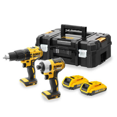 Купити Набір з двох безщіткових інструментів DeWALT DCK2060D2T. Офіційний магазин Dewalt Україна. Фірмовий інструмент та обладнання DeWALT, STANLEY, BLACK+DECKER, BOSTITCH