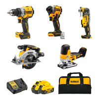 Купить Набор из пяти инструментов аккумуляторных DeWALT DCK502P3. Официальный магазин Dewalt Украина. Фирменный инструмент и оборудовние DeWALT, STANLEY, BLACK+DECKER, BOSTITCH