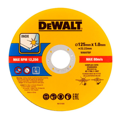 Купить Набор кругов отрезных FASTCUT DeWALT DT20598. Официальный магазин Dewalt Украина. Фирменный инструмент и оборудовние DeWALT, STANLEY, BLACK+DECKER, BOSTITCH