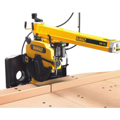 Купить Пила радиально-консольная сетевая DeWALT DW721KN. Официальный магазин Dewalt Украина. Фирменный инструмент и оборудовние DeWALT, STANLEY, BLACK+DECKER, BOSTITCH