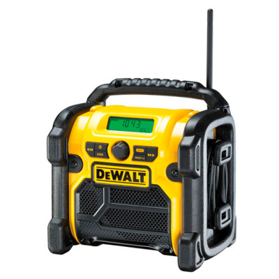 Купити Радіоприймач DeWALT DCR019. Офіційний магазин Dewalt Україна. Фірмовий інструмент та обладнання DeWALT, STANLEY, BLACK+DECKER, BOSTITCH