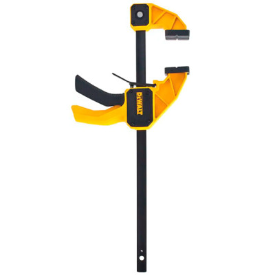 Купить Струбцина L триггерная с максимальным усилием сжатия 135 кг DeWALT DWHT0-83193. Официальный магазин Dewalt Украина. Фирменный инструмент и оборудовние DeWALT, STANLEY, BLACK+DECKER, BOSTITCH