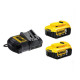 Купить Зарядное устройство и 2 аккумулятора DCB184 5Ач DeWALT DCB105P2. Официальный магазин Dewalt Украина. Фирменный инструмент и оборудовние DeWALT, STANLEY, BLACK+DECKER, BOSTITCH
