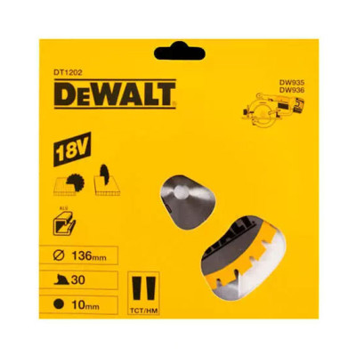 Купити Диск пильний DeWALT, Stanley Black&Decker DT1202. Офіційний магазин Dewalt Україна. Фірмовий інструмент та обладнання DeWALT, STANLEY, BLACK+DECKER, BOSTITCH