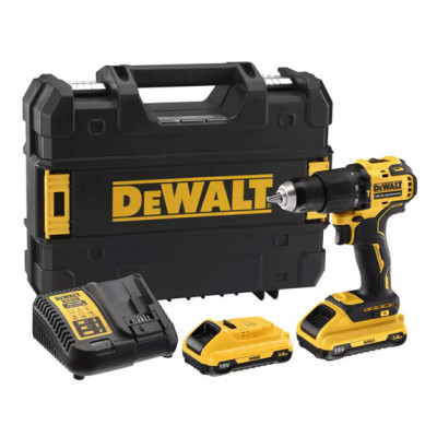 Купити Дриль-шуруповерт акумуляторний безщітковий ударний DeWALT DCD709L2T. Офіційний магазин Dewalt Україна. Фірмовий інструмент та обладнання DeWALT, STANLEY, BLACK+DECKER, BOSTITCH