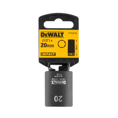 Купить Головка торцевая ударная короткая IMPACT DeWALT DT7538. Официальный магазин Dewalt Украина. Фирменный инструмент и оборудовние DeWALT, STANLEY, BLACK+DECKER, BOSTITCH
