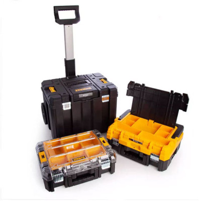Купить Комплект ящиков и тележка TSTAK DeWALT DWST1-81049. Официальный магазин Dewalt Украина. Фирменный инструмент и оборудовние DeWALT, STANLEY, BLACK+DECKER, BOSTITCH