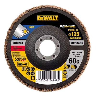 Купити Коло шліфувальне пелюсткове DeWALT DT99584. Офіційний магазин Dewalt Україна. Фірмовий інструмент та обладнання DeWALT, STANLEY, BLACK+DECKER, BOSTITCH