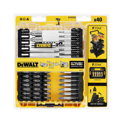 Купить Набор бит и насадок DeWALT DT70702. Официальный магазин Dewalt Украина. Фирменный инструмент и оборудовние DeWALT, STANLEY, BLACK+DECKER, BOSTITCH
