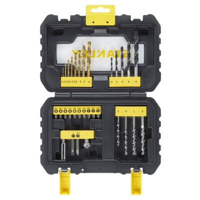 Купити Набір біт і свердл STANLEY STA88550. Офіційний магазин Dewalt Україна. Фірмовий інструмент та обладнання DeWALT, STANLEY, BLACK+DECKER, BOSTITCH
