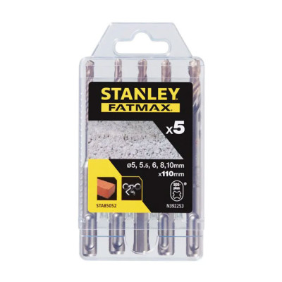 Купить Набор буров STANLEY STA85052. Официальный магазин Dewalt Украина. Фирменный инструмент и оборудовние DeWALT, STANLEY, BLACK+DECKER, BOSTITCH