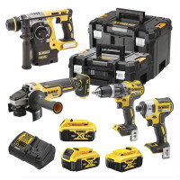 Купить Набор из четырёх инструментов бесщеточных DeWALT DCK422P3T. Официальный магазин Dewalt Украина. Фирменный инструмент и оборудовние DeWALT, STANLEY, BLACK+DECKER, BOSTITCH
