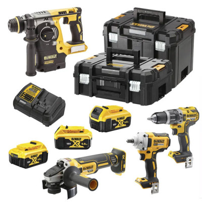 Купить Набор из четырёх инструментов бесщеточных DeWALT DCK428P3T. Официальный магазин Dewalt Украина. Фирменный инструмент и оборудовние DeWALT, STANLEY, BLACK+DECKER, BOSTITCH
