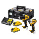 Купити Набір з двох безщіткових інструментів DeWALT DCK2062L2T. Офіційний магазин Dewalt Україна. Фірмовий інструмент та обладнання DeWALT, STANLEY, BLACK+DECKER, BOSTITCH