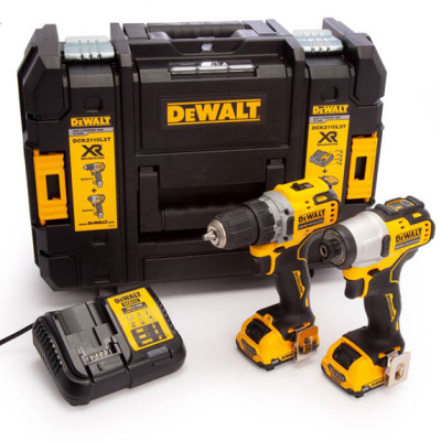 Купити Набір з двох інструментів безщіткових DeWALT DCK2110L2T. Офіційний магазин Dewalt Україна. Фірмовий інструмент та обладнання DeWALT, STANLEY, BLACK+DECKER, BOSTITCH