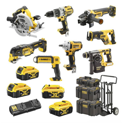 Купити Набір з восьми інструментів акумуляторних DeWALT DCK856P4. Офіційний магазин Dewalt Україна. Фірмовий інструмент та обладнання DeWALT, STANLEY, BLACK+DECKER, BOSTITCH