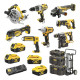 Купити Набір з восьми інструментів акумуляторних DeWALT DCK856P4. Офіційний магазин Dewalt Україна. Фірмовий інструмент та обладнання DeWALT, STANLEY, BLACK+DECKER, BOSTITCH
