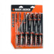 Купити Набір викруток 12 шт BLACK+DECKER BDHT0-66451. Офіційний магазин Dewalt Україна. Фірмовий інструмент та обладнання DeWALT, STANLEY, BLACK+DECKER, BOSTITCH