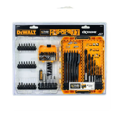 Купити Набір універсальний DeWALT DT70758. Офіційний магазин Dewalt Україна. Фірмовий інструмент та обладнання DeWALT, STANLEY, BLACK+DECKER, BOSTITCH