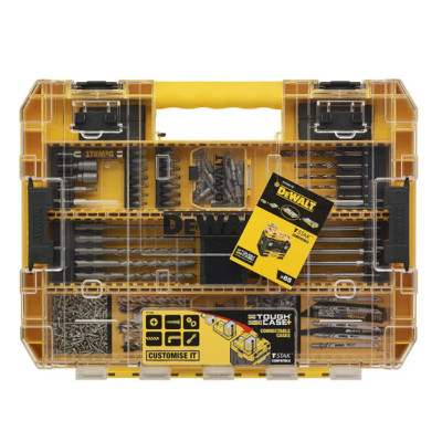 Купити Набір універсальний DeWALT DT70763. Офіційний магазин Dewalt Україна. Фірмовий інструмент та обладнання DeWALT, STANLEY, BLACK+DECKER, BOSTITCH