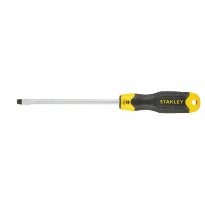 Купить Отвертка Cushion Grip длиной 150 мм с расширяющимся жалом под шлиц SL 5 STANLEY 0-64-919. Официальный магазин Dewalt Украина. Фирменный инструмент и оборудовние DeWALT, STANLEY, BLACK+DECKER, BOSTITCH