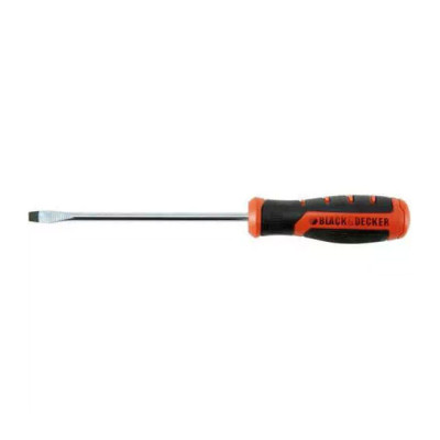 Купить Отвёртка под прямой шлиц SL6.5 мм длиной 150 мм BLACK+DECKER BDHT0-66463. Официальный магазин Dewalt Украина. Фирменный инструмент и оборудовние DeWALT, STANLEY, BLACK+DECKER, BOSTITCH