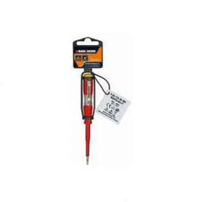 Купити Викрутка тестер із ізольованою пластмасовою рукояткою BLACK+DECKER BDHT0-64177. Офіційний магазин Dewalt Україна. Фірмовий інструмент та обладнання DeWALT, STANLEY, BLACK+DECKER, BOSTITCH