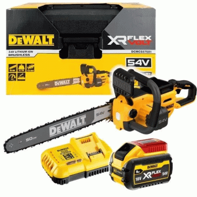 Купити Пила ланцюгова акумуляторна безщіткова DeWALT DCMCS575X1. Офіційний магазин Dewalt Україна. Фірмовий інструмент та обладнання DeWALT, STANLEY, BLACK+DECKER, BOSTITCH