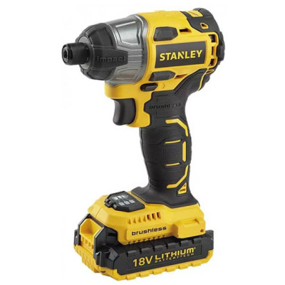 Купить Шуруповерт импульсный аккумуляторный бесщёточный STANLEY SBI201D2K. Официальный магазин Dewalt Украина. Фирменный инструмент и оборудовние DeWALT, STANLEY, BLACK+DECKER, BOSTITCH